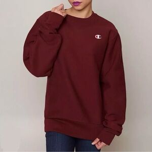 vintage champion embroidered crewneck sweater